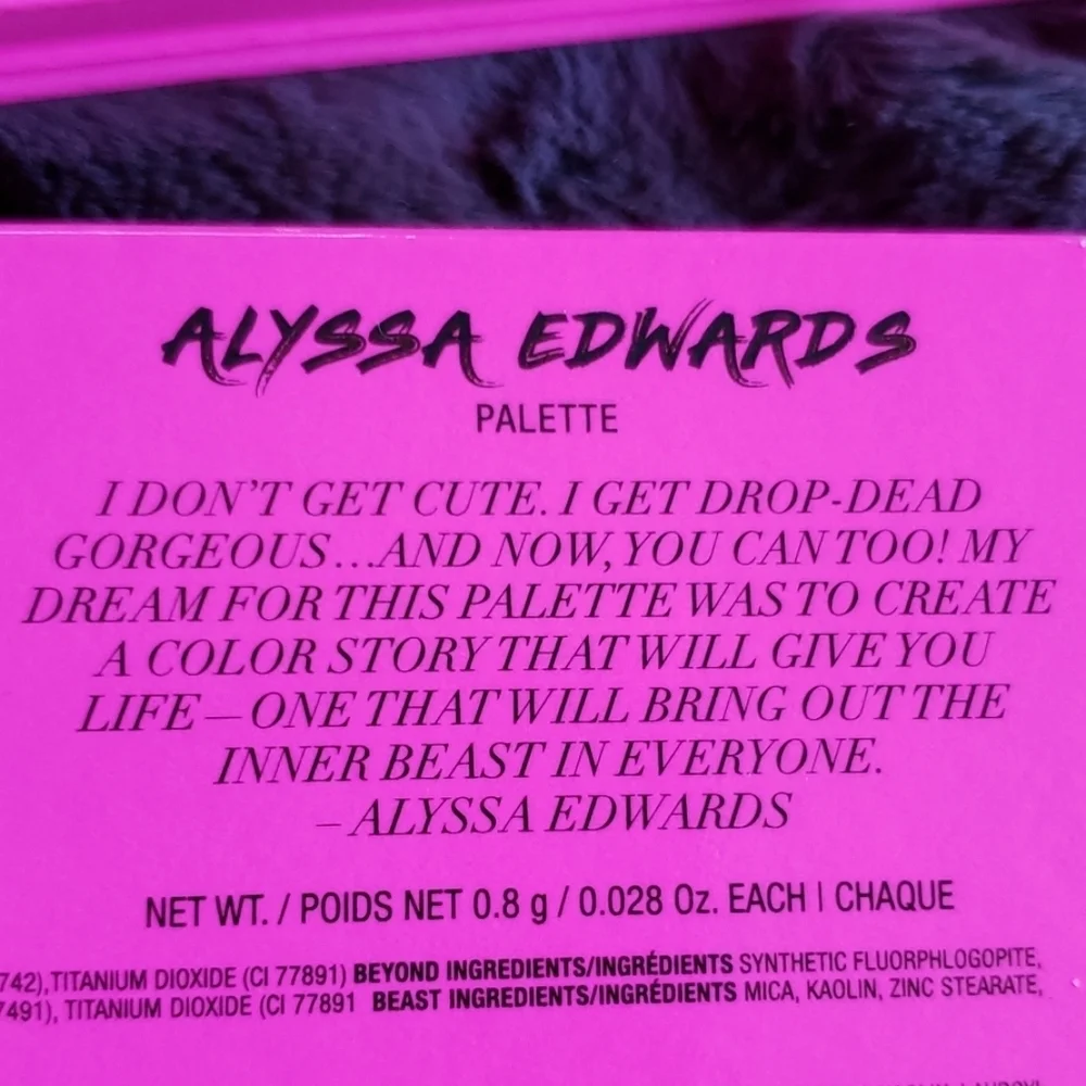 Anastasia Alyssa Edwards eyeshadow palette NEW